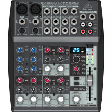 Mezcladora Behringer Premium 10 Ent. 2-bus Mic/line, Xenyx 1002fx